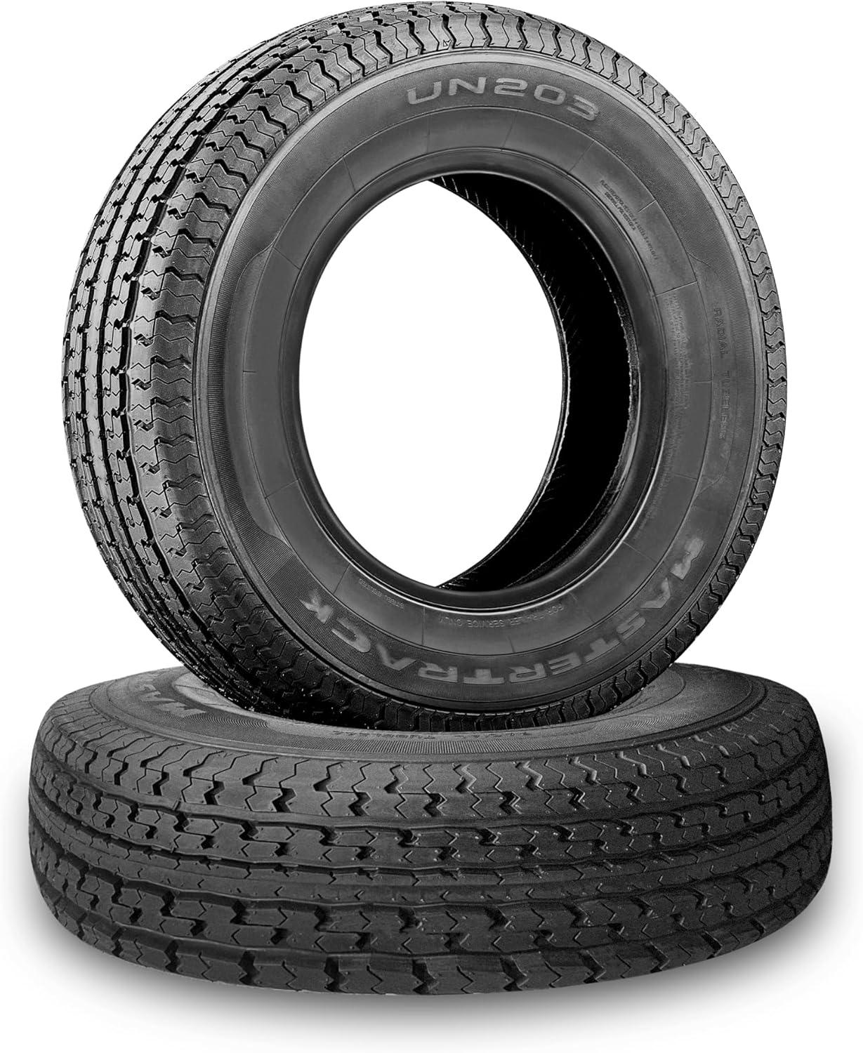 Set of 2 UN203 ST175/80R13 6 Ply 91N Load Range C Radial Trailer Tire - ST175/80/13 - Includes Road Hazard Warranty (Tire Only)