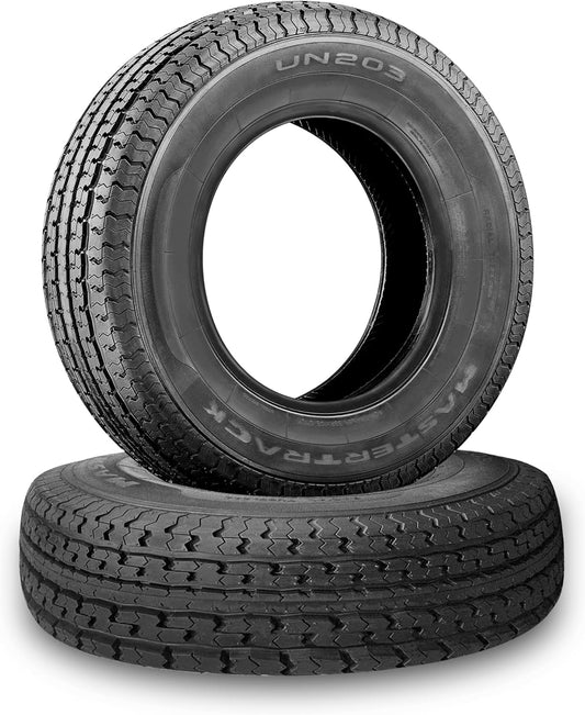 Set of 2 UN203 ST175/80R13 6 Ply 91N Load Range C Radial Trailer Tire - ST175/80/13 - Includes Road Hazard Warranty (Tire Only)