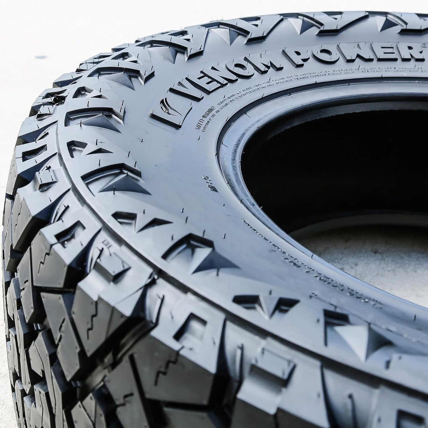 Venom Power Terra Hunter X/T XT All-Terrain Mud Light Truck Radial Tire-35X12.50R20LT 35X12.50X20 35X12.50-20 125R Load Range F LRF 12-Ply BSW Black Side Wall