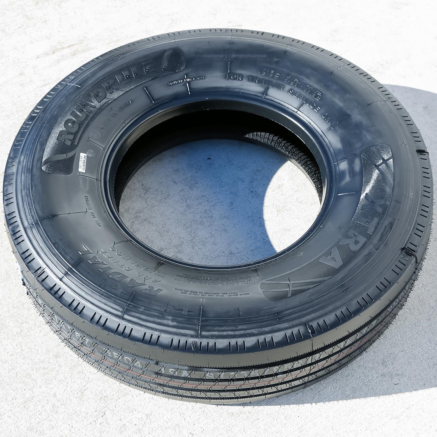 Xtra All Steel Heavy Duty Premium Trailer Radial Tire-ST225/75R15 225/75/15 225/75-15 124/121M Load Range G LRG 14-Ply BSW Black Side Wall