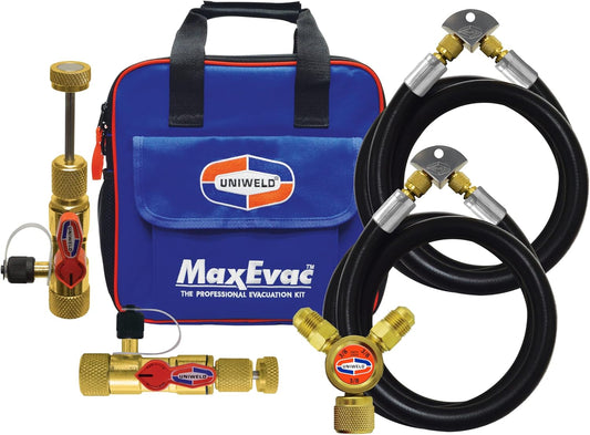 Uniweld MEPK14 MaxEvac™ Pro 1/2" Hose Evacuation Kit with Core Removal Tool
