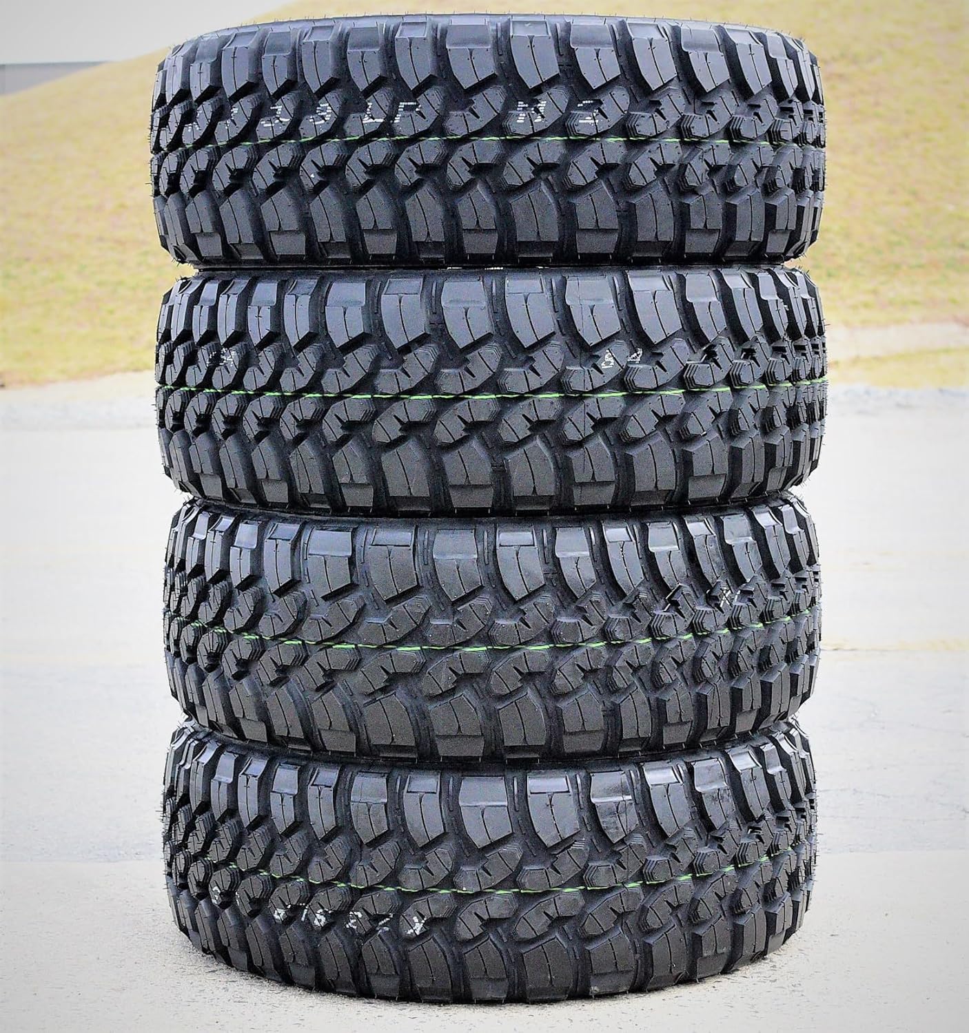 Set of 4 Forceum M/T 08 Plus Mud Off-Road LT235/75R15 Tires - 104/101Q Load Range C 6-Ply BSW