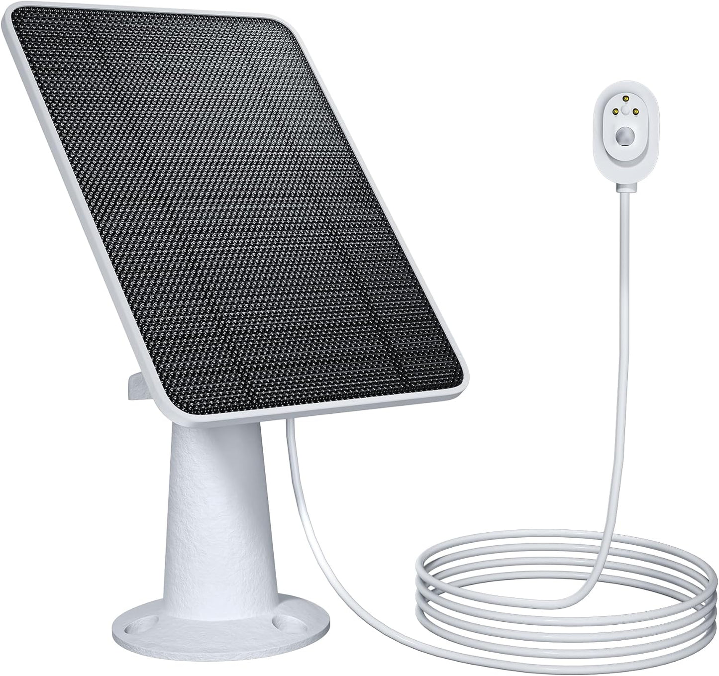 Upgraded Solar Panel Charging Compatible with Pro 5S, Arlo Pro 4, Pro 3, Pro 3 Floodlight, Ultra 2, Ultra, 4W Solar Panel with 9.8ft Charging Cable, IP65 Waterproof, Includes Secure Wall Mount, 3 Pack