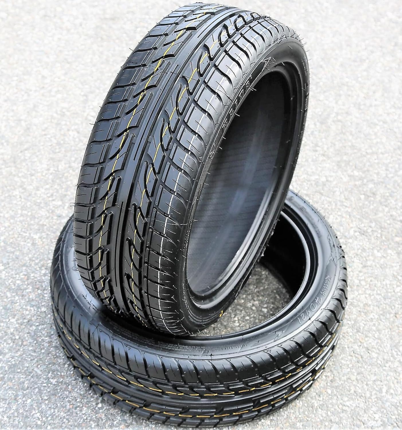 Set of 2 (TWO) Haida Racing HD921 Summer Passenger Car Performance Radial Tires-195/45R16 195/45/16 195/45-16 84V Load Range XL 4-Ply BSW Black Side Wall UTQG 400AA