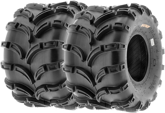 SunF 22x12-9 ATV UTV Tire 22x12x9 Mud Tubeless 6 PR A028-1 - PAIR of 2