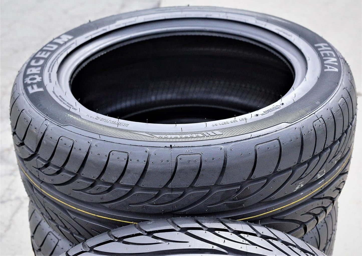 Set of 2 (TWO) Forceum Hena All-Season Passenger Car High Performance Radial Tires-225/50R16 225/50ZR16 225/50/16 225/50-16 96W Load Range XL 4-Ply BSW Black Side Wall UTQG 400AA