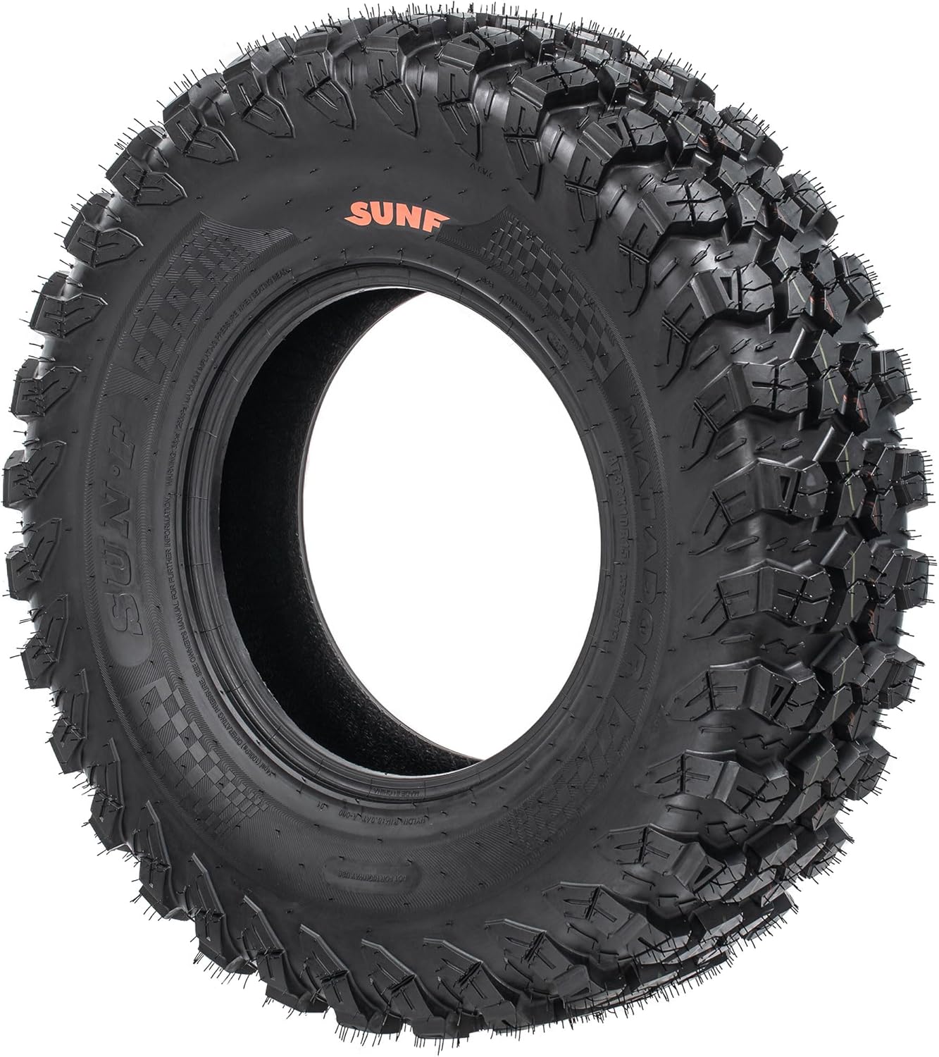 Set of 2 SunF A060 ATV tires 30x10R14, UTV All-Terrain Radial Tires 30x10-14, 255/80-14, 8 ply Tubeless