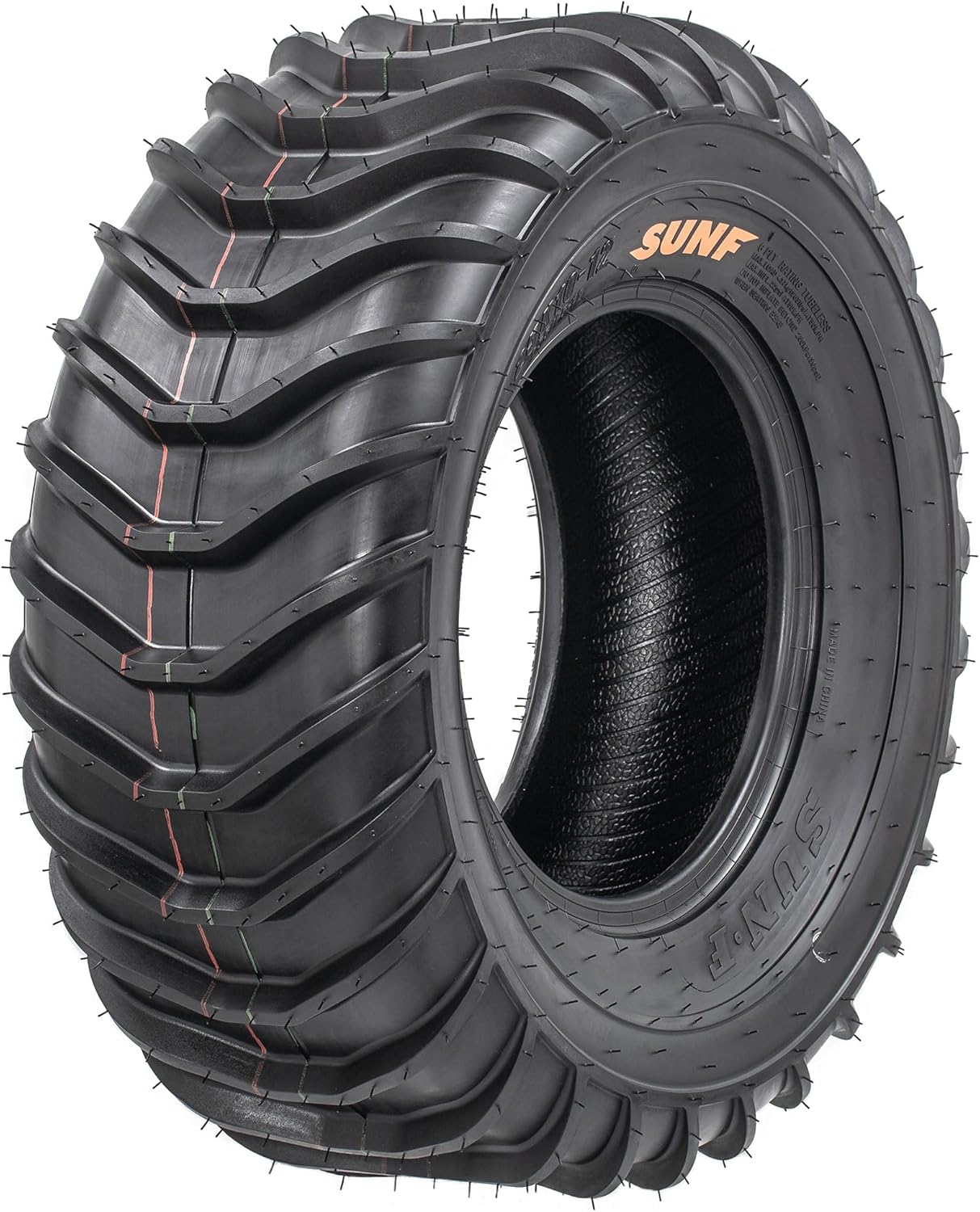 SunF 25x10-12 25x10x12 Mud Sand Tires 6 Ply Tubeless A061 [Set of 2]