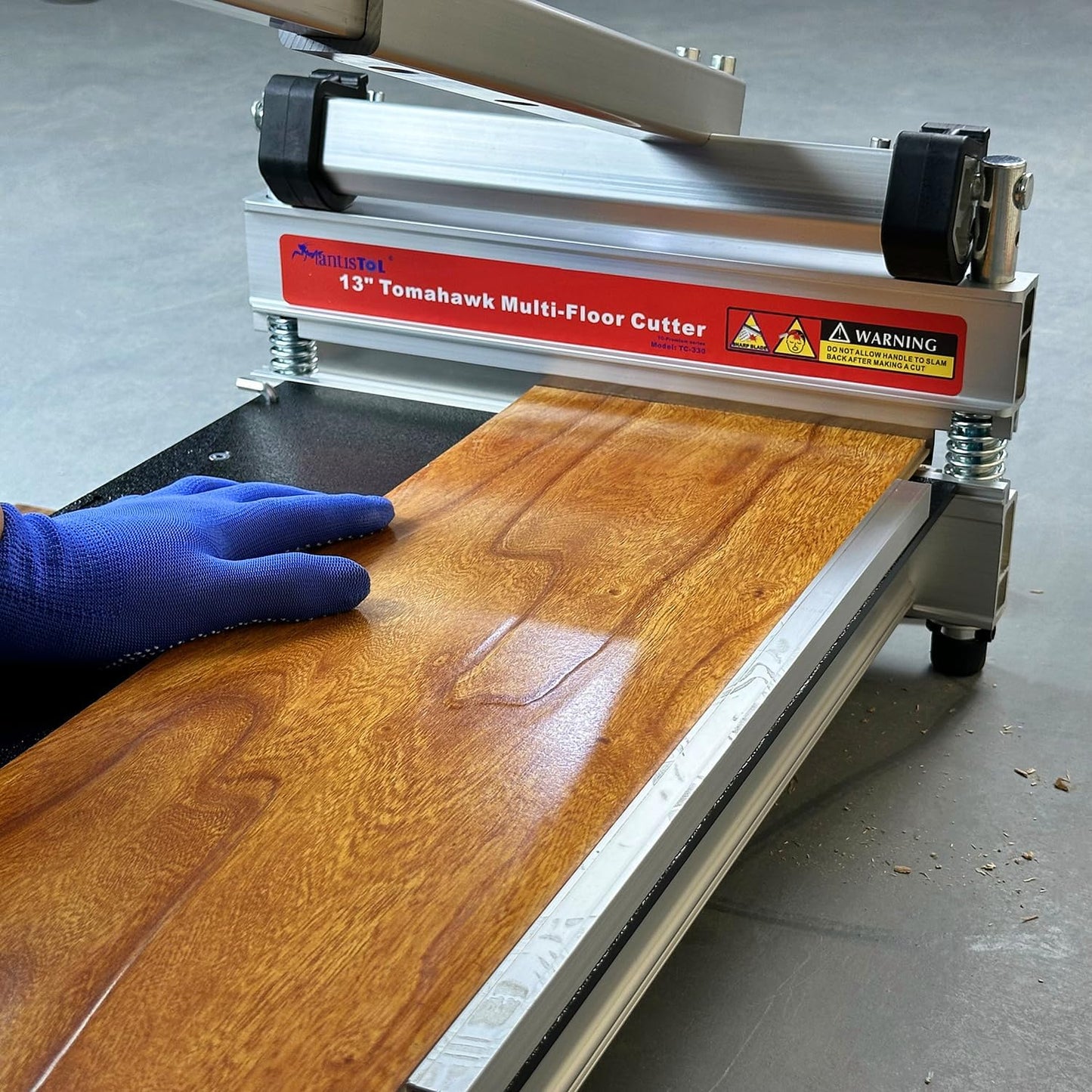 13" Heavy Duty Pro Laminate | Vinyl Floor Cutter, Full Cut 13" Engineered wood, All kinds of vinyl planks, Laminate 17mm thickness; Superstrong| Top Quality| Best Tool