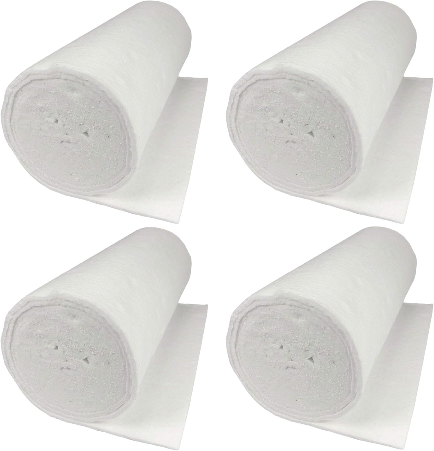 Ceramic Fiber Insulation, 1/4" Thick x 16" x 240", 2400F Fireproof Insulation Blanket, 3007E