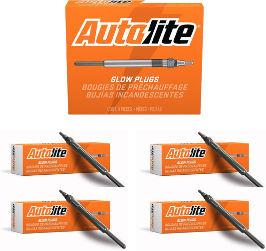 Autolite 1116 Automotive Replacement Glow Plug for 1996-2008 Volkswagen 1.9L Super Duty Diesel Engines (4 Pack)