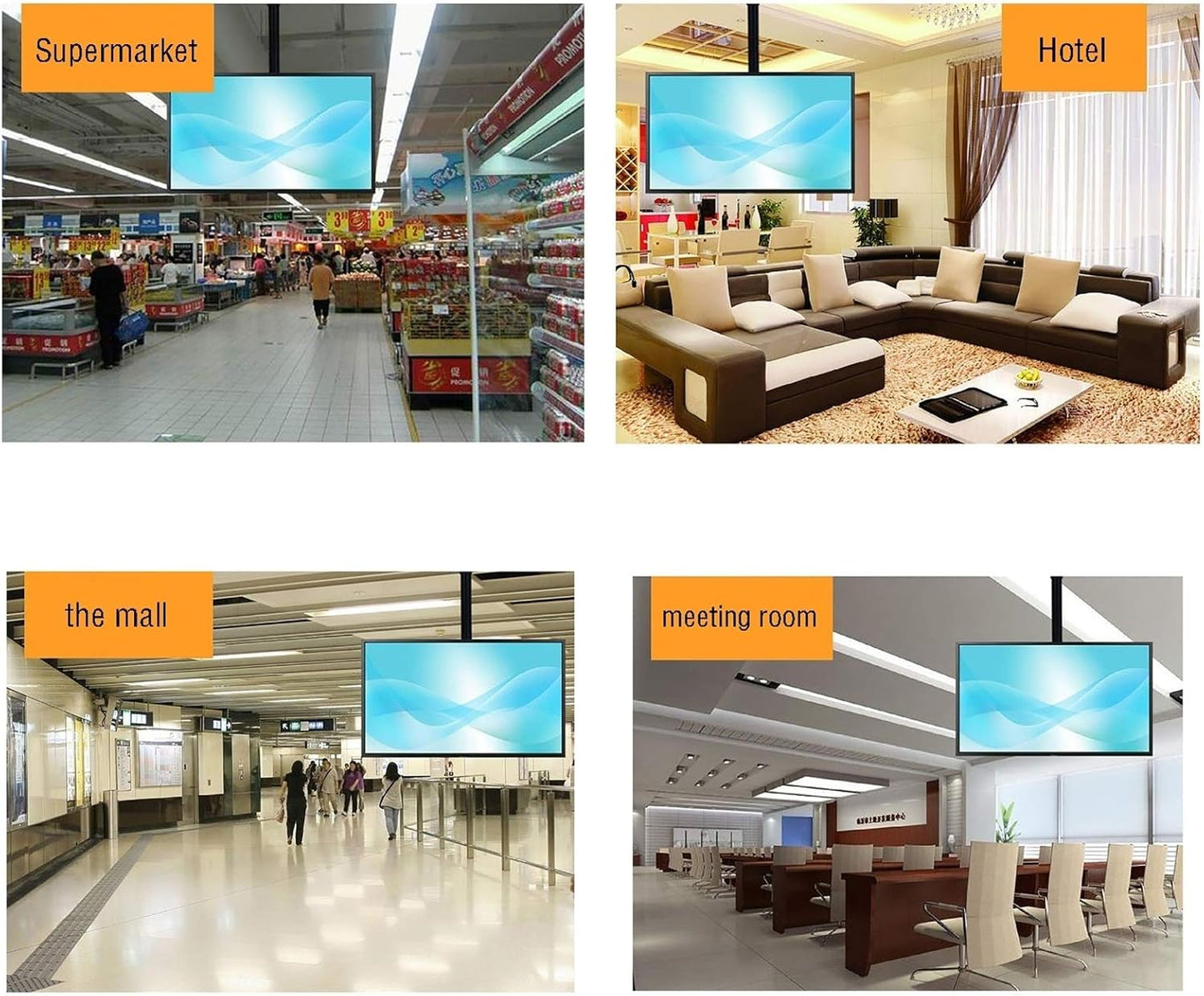 TV Stand, tv Wall Mount Ceiling TV Bracket Mount, Tilt Swivel Height Adjustable TV Mount, for Most 17-32 Inch Flat Sn TVs