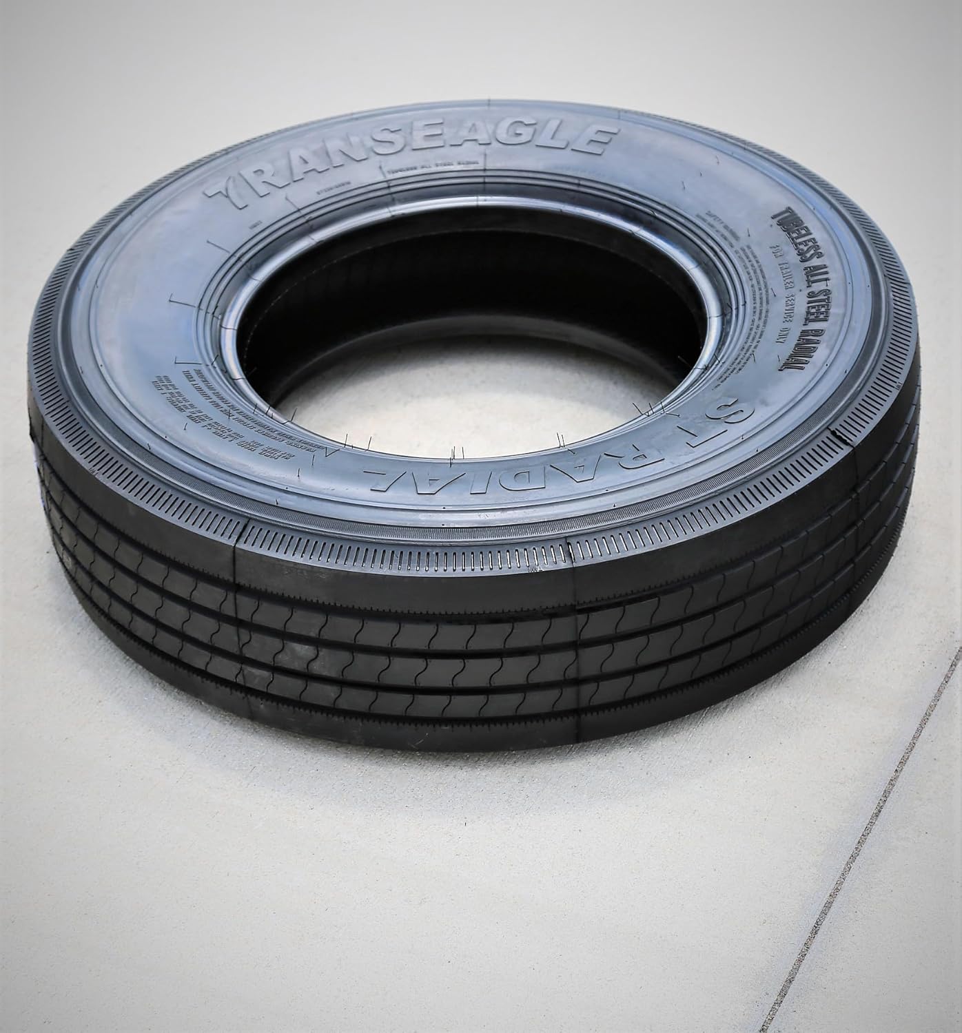 Set of 4 (FOUR) Transeagle ST Radial All Steel Heavy Duty Premium Trailer Radial Tires-ST235/85R16 235/85/16 235/85-16 132/127M Load Range G LRG 14-Ply BSW Black Side Wall