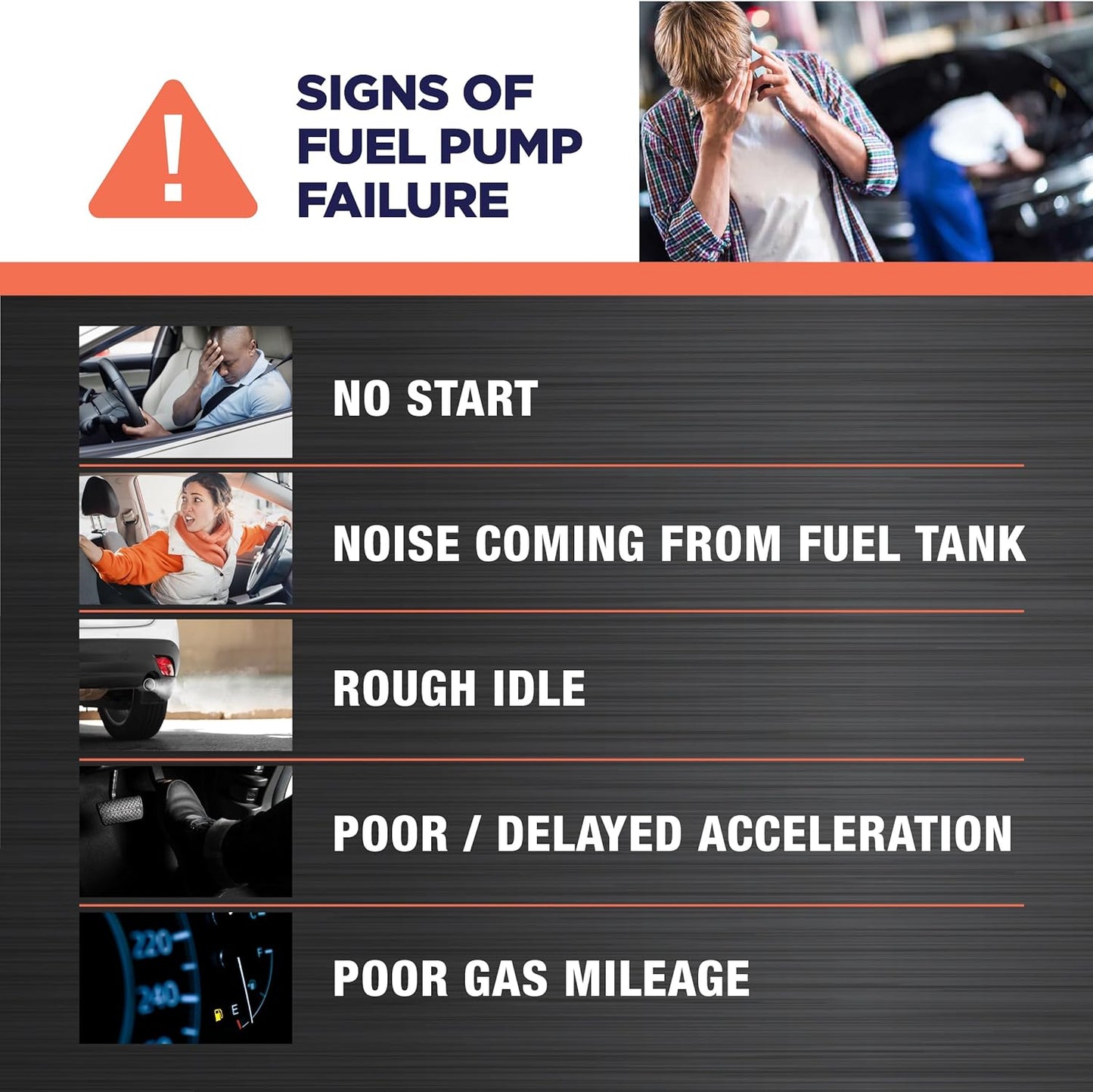 Carter Fuel Systems Electric Fuel Pump Automotive Replacement 12V (P4594)