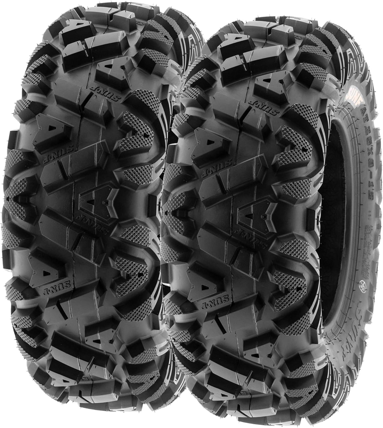 【2 Front 26x9-14 】【2 Rear 26x11-14 】SunF ATV UTV All Terrain Tires Tubeless 6 Ply Rating- A033 - Power I