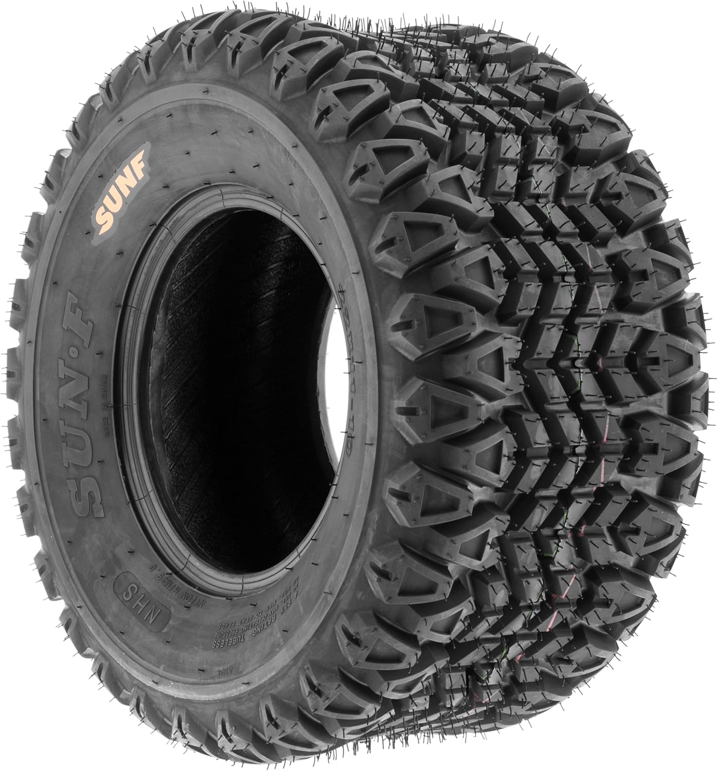 [Set of 2] SunF 20x10-8 20x10x8 ATV UTV Tires 4 Ply Golf Cart Lawn Mower Quad G003 [ Rim(s) NOT included ]