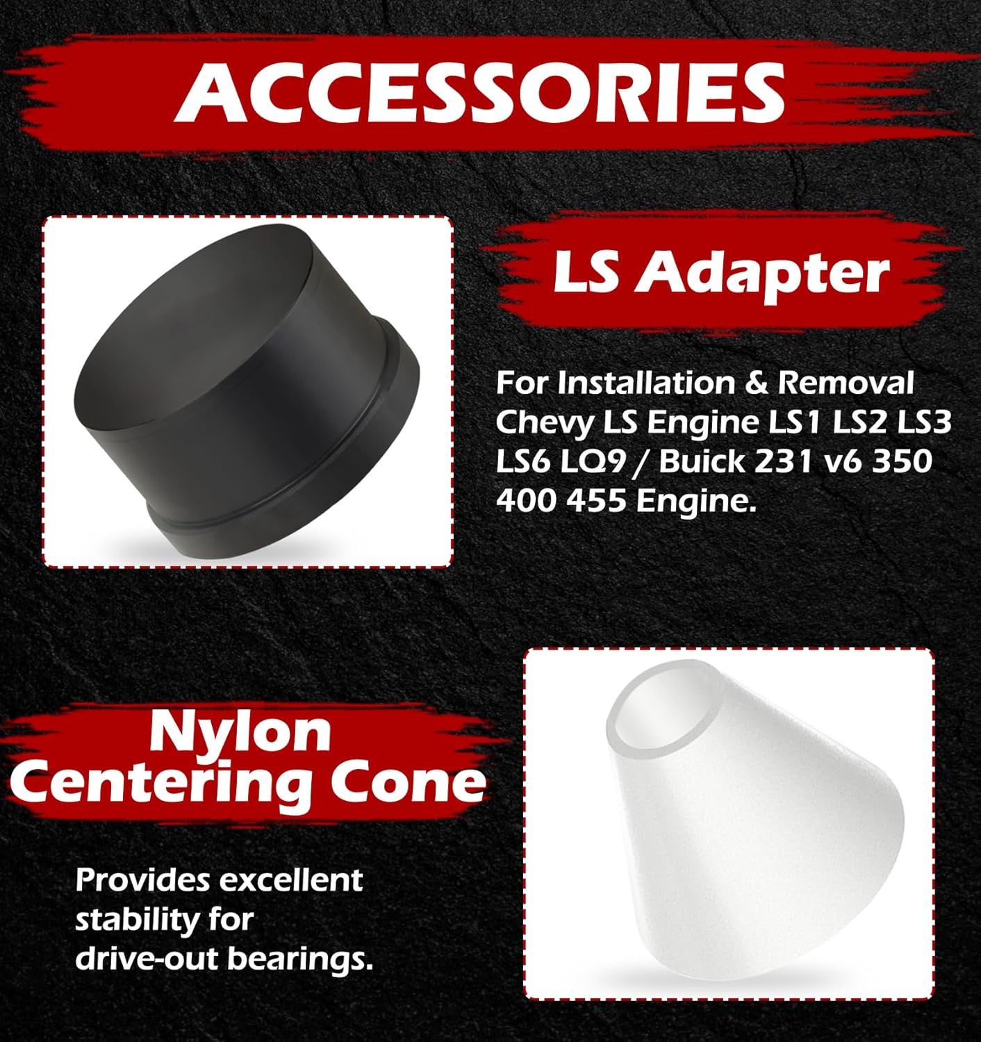 Cam Bearing Installation Tool for Installation Removal LS Engine - LS1 LS2 LS3 LS6 LQ9， Patented