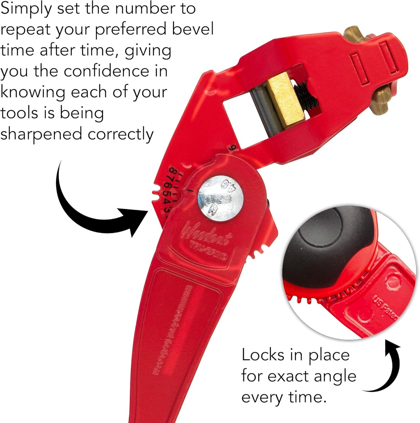 Tru-Grind Original Turning Tool Sharpener System including a Jig to Sharpen all Woodturning Tools up to 1-1/2" with Base Slide for Lathe Woodturning Tools