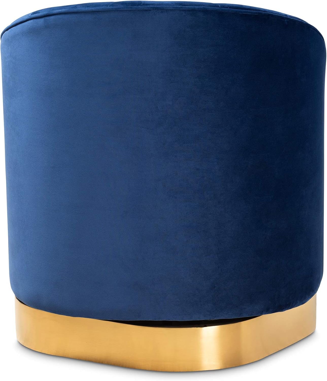Baxton Studio Chairs, Royal Blue/Gold