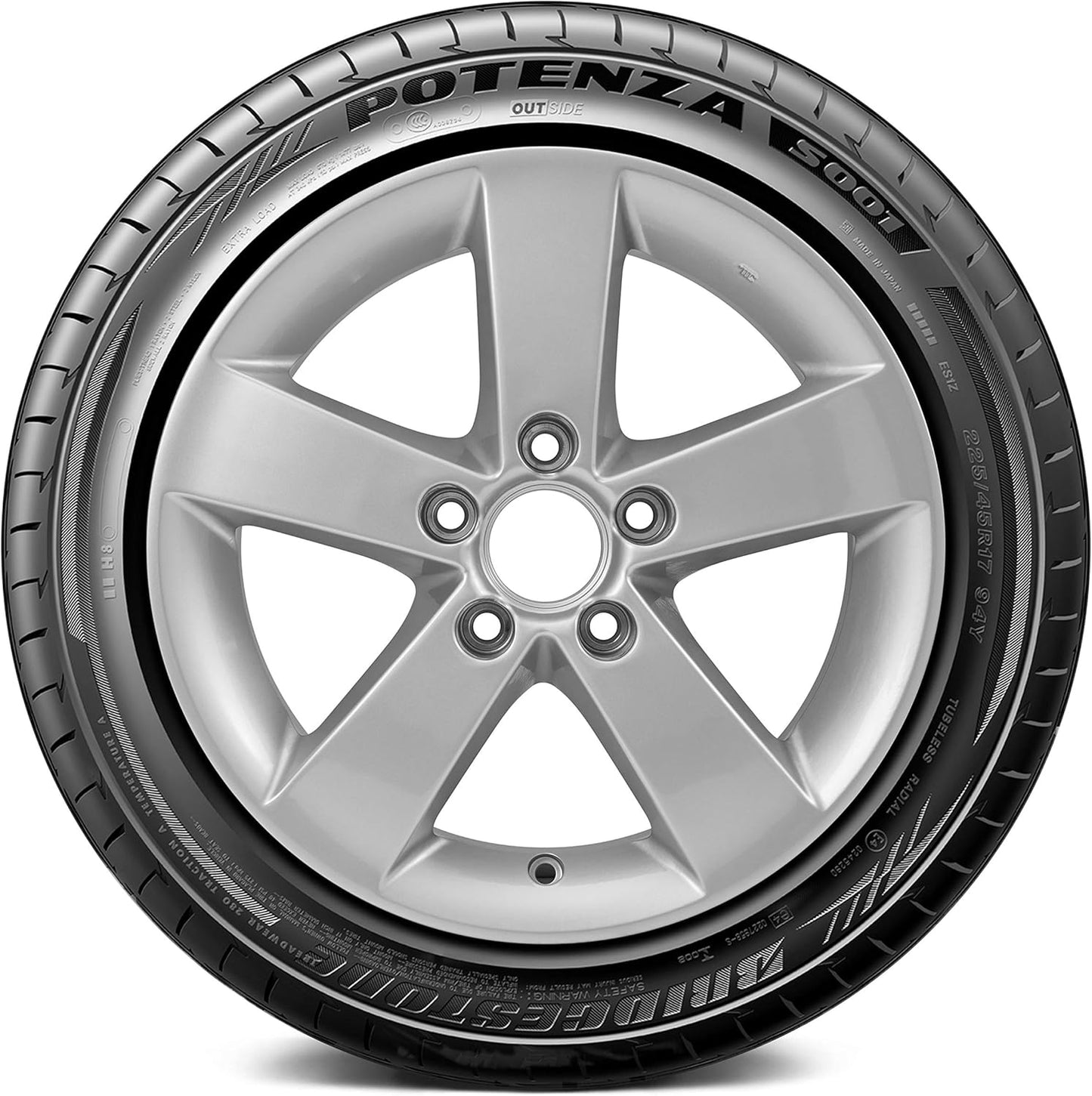 Bridgestone Potenza S001 MOEXTENDED Radial Tire - 275/40R19 101Y
