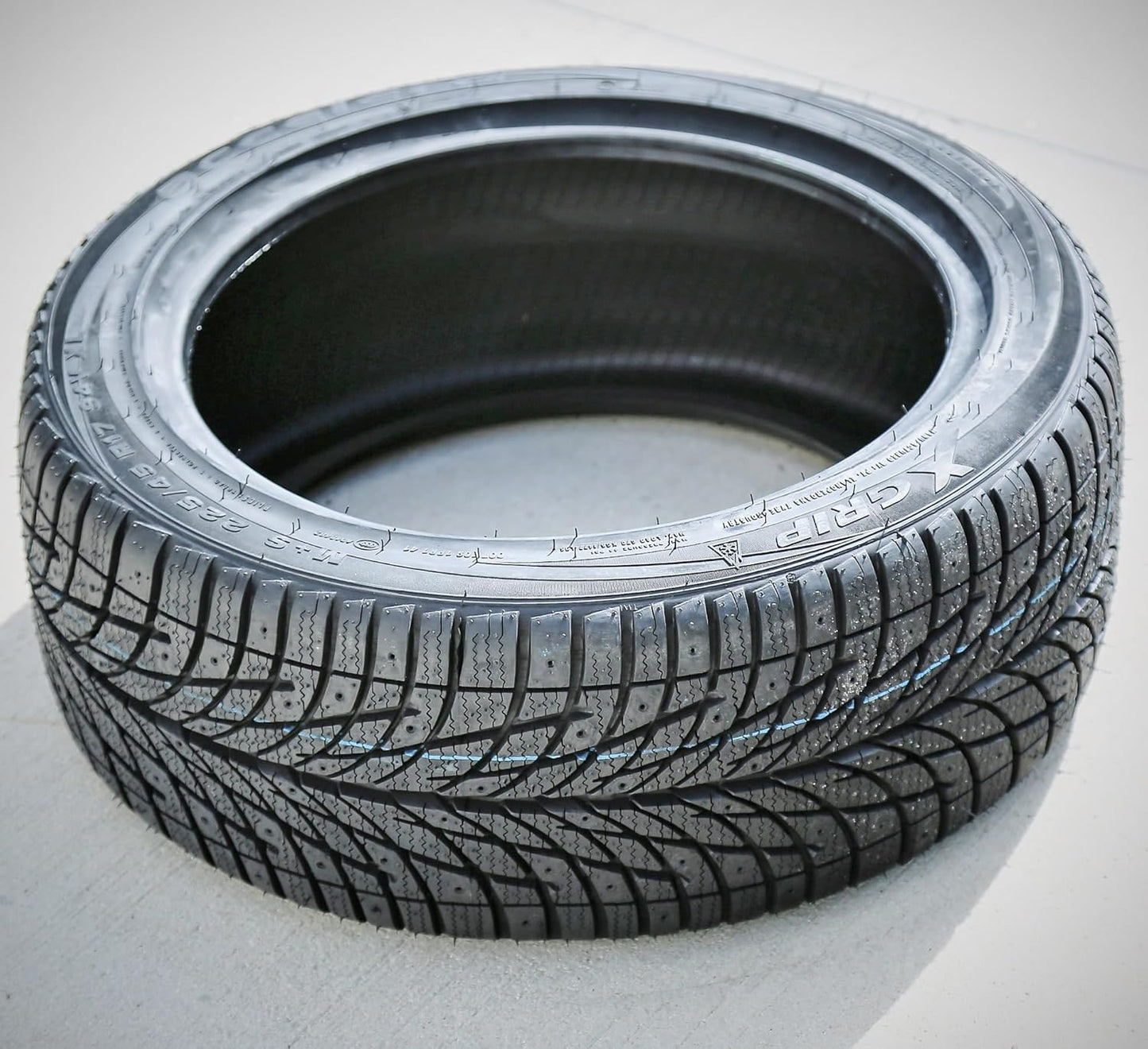 Set of 2 (TWO) Accelera X Grip Winter Passenger Car Touring Radial Tires-225/45R17 225/45/17 225/45-17 94V Load Range XL 4-Ply BSW Black Side Wall