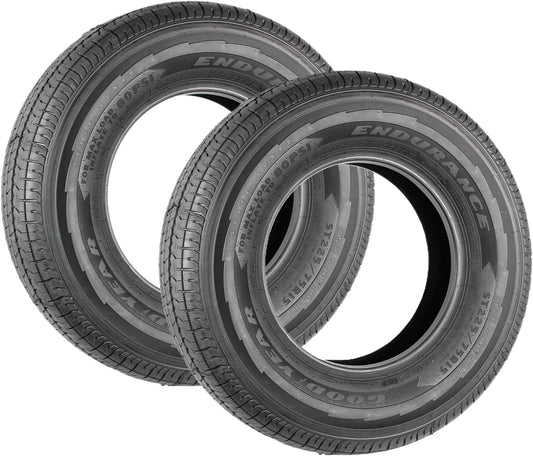 2-Pack Fits Goodyear Endurance All Season Trailer Tire ST225/75R15 E/10 117N