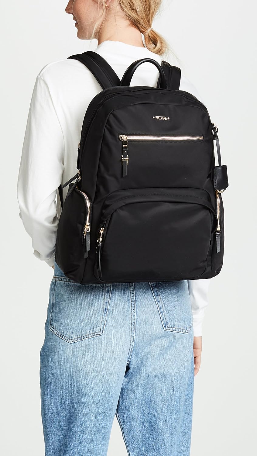 TUMI - Voyageur Carson Laptop Backpack - 15 Inch Computer Bag for Women - Black
