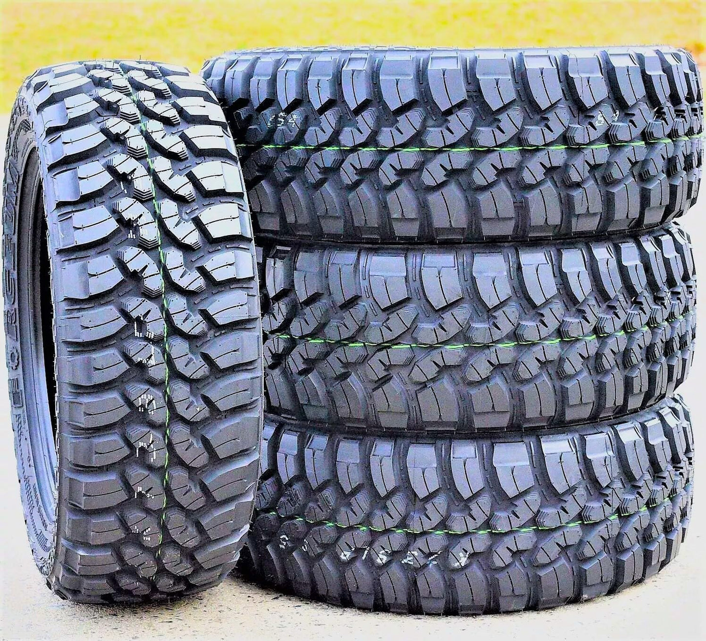 Set of 4 Forceum M/T 08 Plus Mud Off-Road LT235/75R15 Tires - 104/101Q Load Range C 6-Ply BSW