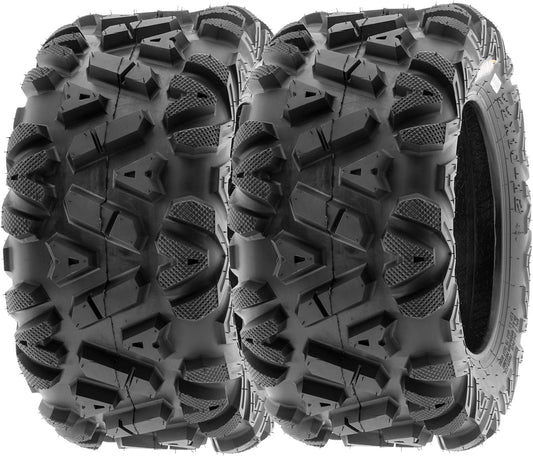SunF 24x10-12 ATV UTV 24x10x12 All Terrain Tires 6 PR A033 POWER I - PAIR of 2