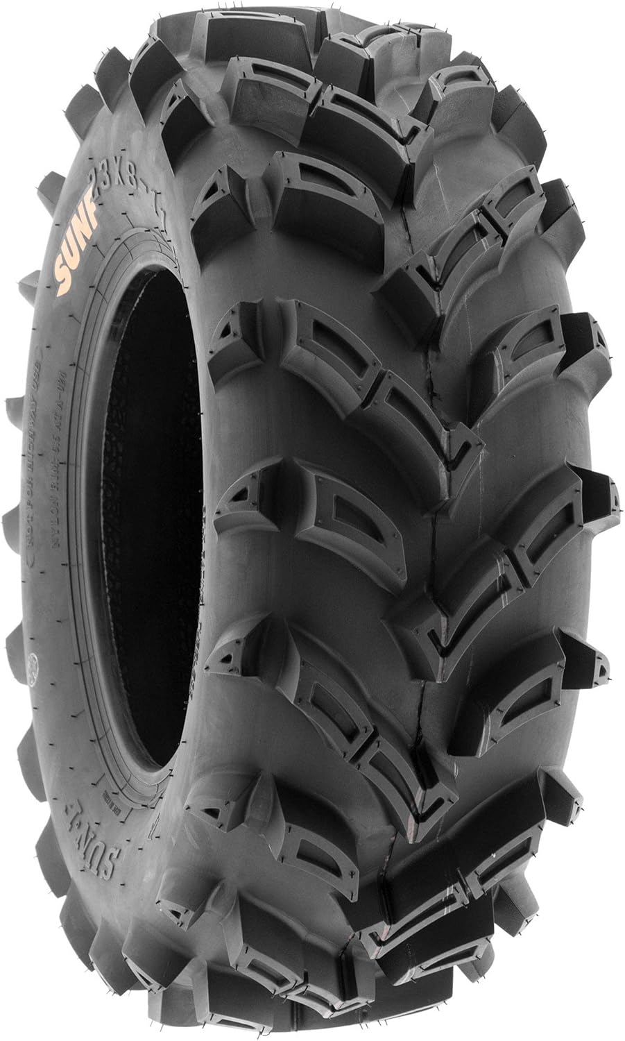 Set of 4 SunF A024 AT-Mud-Trail ATV UTV 23x8-11 Front & 22x11-9 Rear off-road Tires, 6 PR, Tubeless