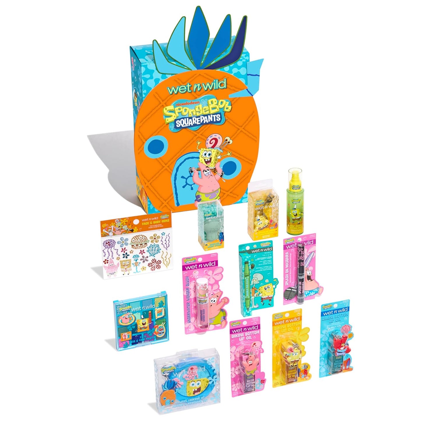 wet n wild Alice in Wonderland PR Box - Makeup Set with Versatile Brushes, Buildable & Blendable Palettes, Vibrant Colors, & Lip Glosses for Unique Looks, Cruelty-Free & Vegan