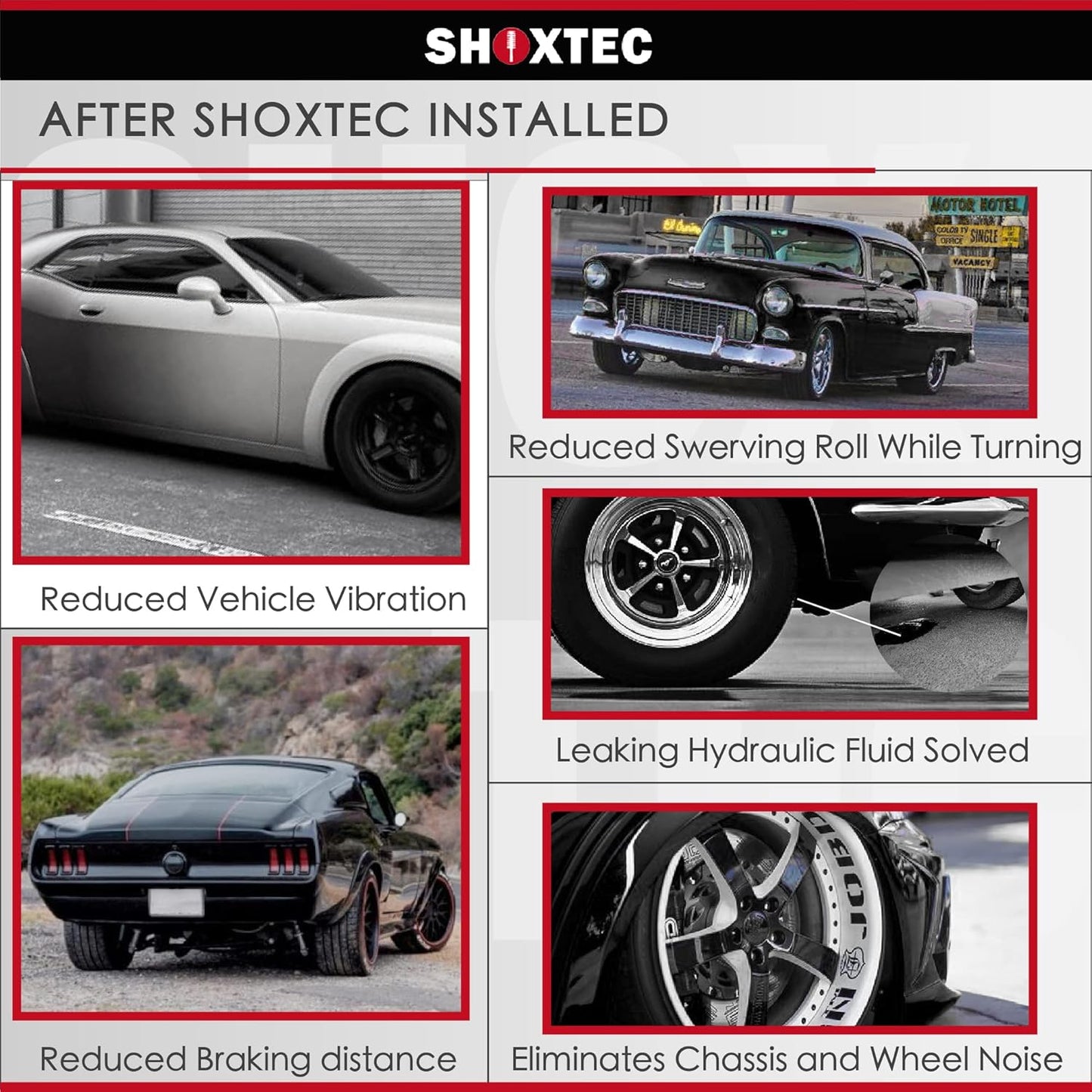 Shoxtec Front Pair Complete Struts Replacement for 2013-2015 Honda Civic Repl. Part No.272926 272925