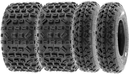 SunF 21x6-10 20x11-9 Knobby ATV UTV Tire 6 PR A035 - BUNDLE
