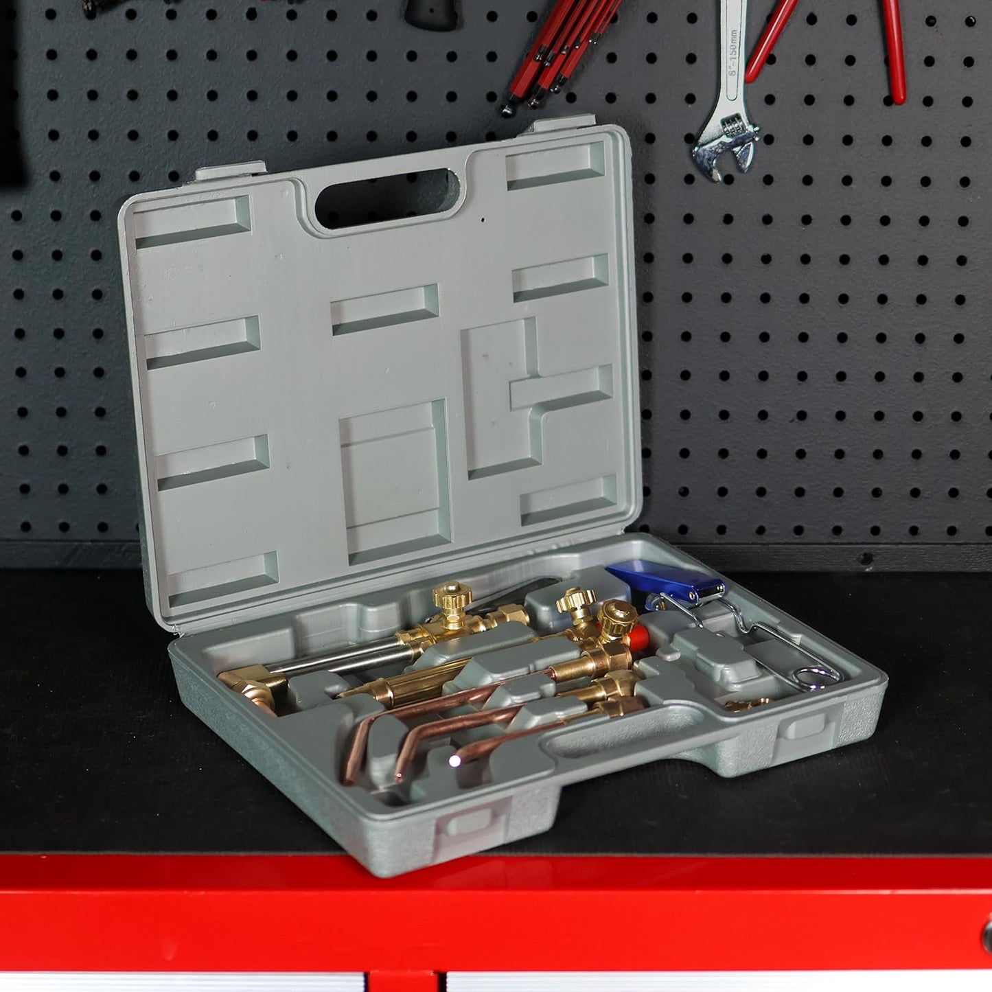 ABN Oxygen & Acetylene Torch Kit – 10 Pc Welding Kit Metal Cutting Torch Kit, Portable Cutting Torch Set Welder Tools