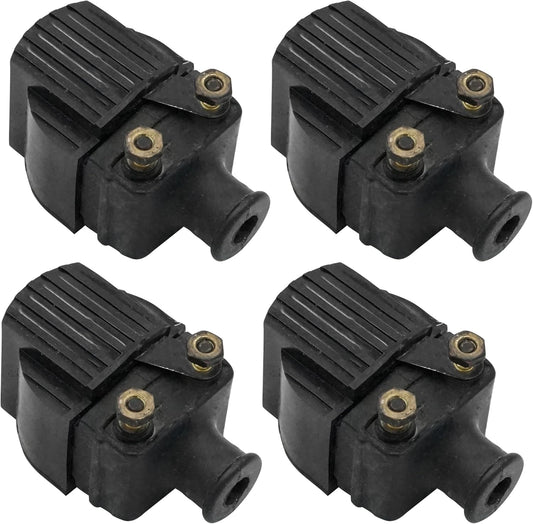 Caltric 4-Pack Ignition Coils Compatible with Mercury Outboard 115Hp 115-Hp 115 Hp Engine 1989-1998