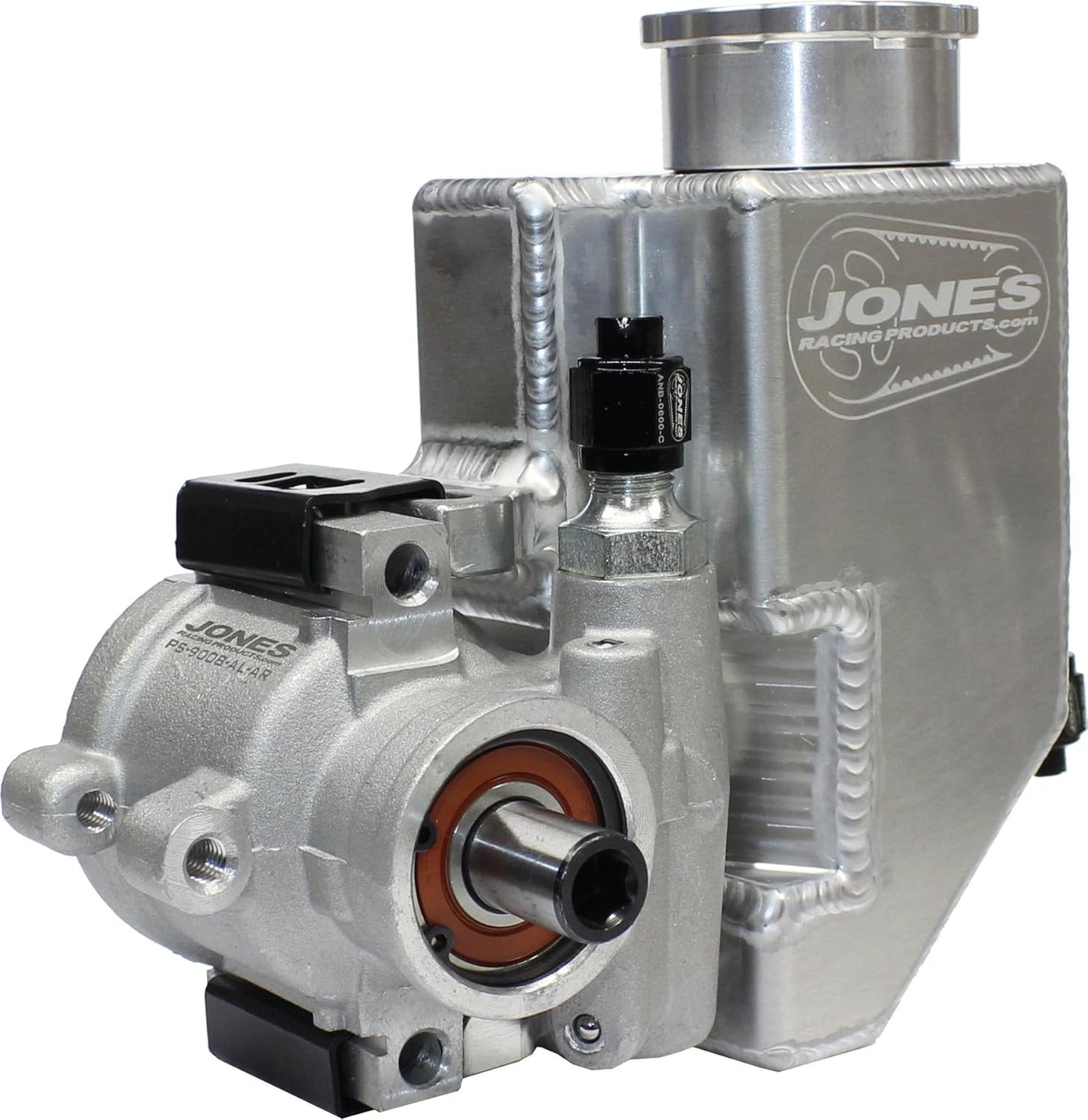 (PS-9008-Al-AR) Aluminum Mini Power Steering Pump with Reservoir