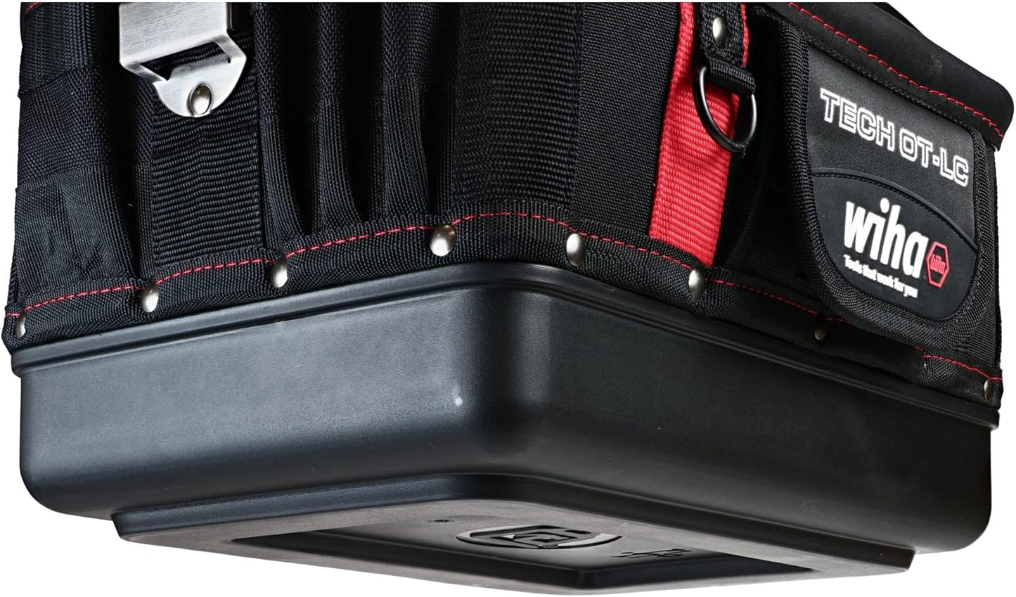 Wiha 91239 11 Piece Veto RedStripe TECH OT-LC Open Tote Tool Kit