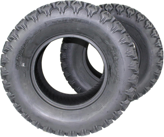 (Set of 2) 25x10.00-12 for Kubota RTV's 900, 1100 & 1140 UTV's Tires 6 Ply ATW-045