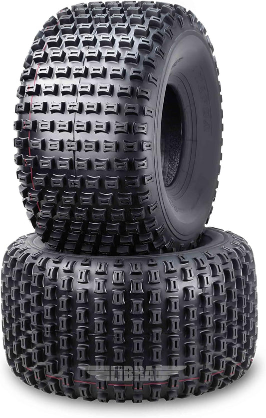 WANDA 2 New ATV Tires 22X11-8 4PR P322 Dimple Knobby - 10026