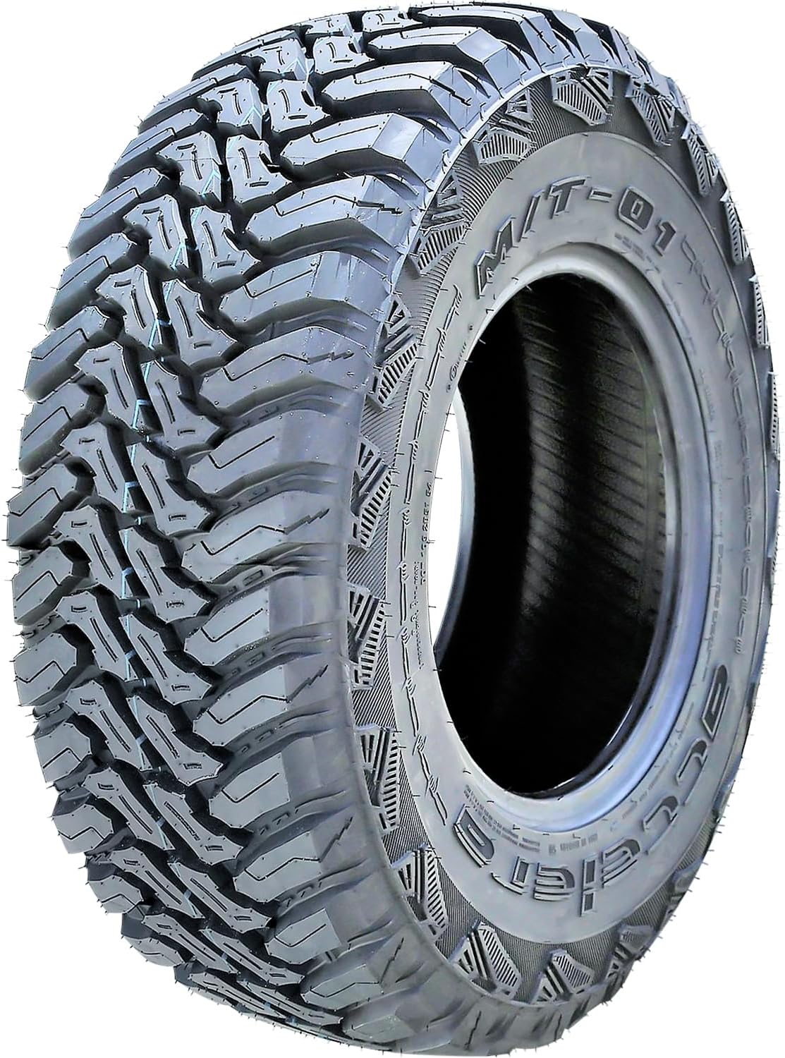 Set of 4 (FOUR) Accelera M/T-01 Mud Off-Road Light Truck Radial Tires-35X12.50R17LT 35X12.50X17 35X12.50-17 125Q Load Range E LRE 10-Ply BSW Black Side Wall