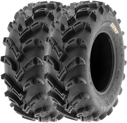 SunF 22x11-9 ATV UTV Muddy Tire 22x11x9 Dirt Mud 6 PR A024 - PAIR of 2
