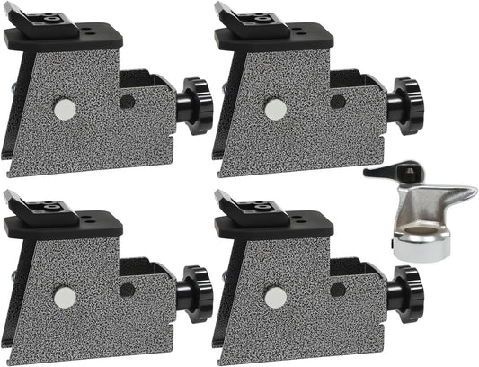 4PCS Tire Changer Adapter,Motorcycle Adapter Kit, Metal Structure Tire Adapter Rim Clamp with a Bird Head Tool for Motorcycle Adapter Tyre