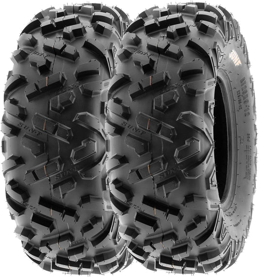 SunF 22x7-11 ATV UTV 22x7x11 All Terrain Tires 6 PR A051 POWER II - PAIR of 2