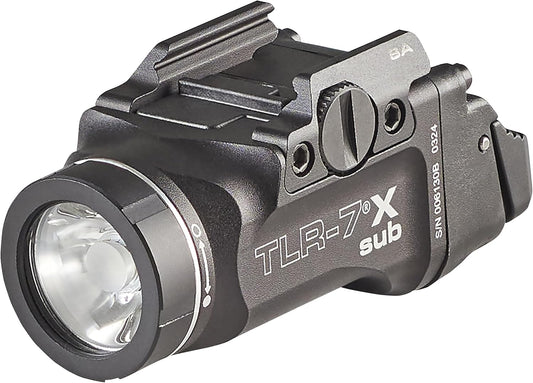 Streamlight 69408 TLR-7 X sub 500-Lumen 5000-Candela Weapon Light Designed Exclusively and Solely for Springfield Armory Hellcat, Includes Mounting Kit, Key, and Multi-Tool, Black
