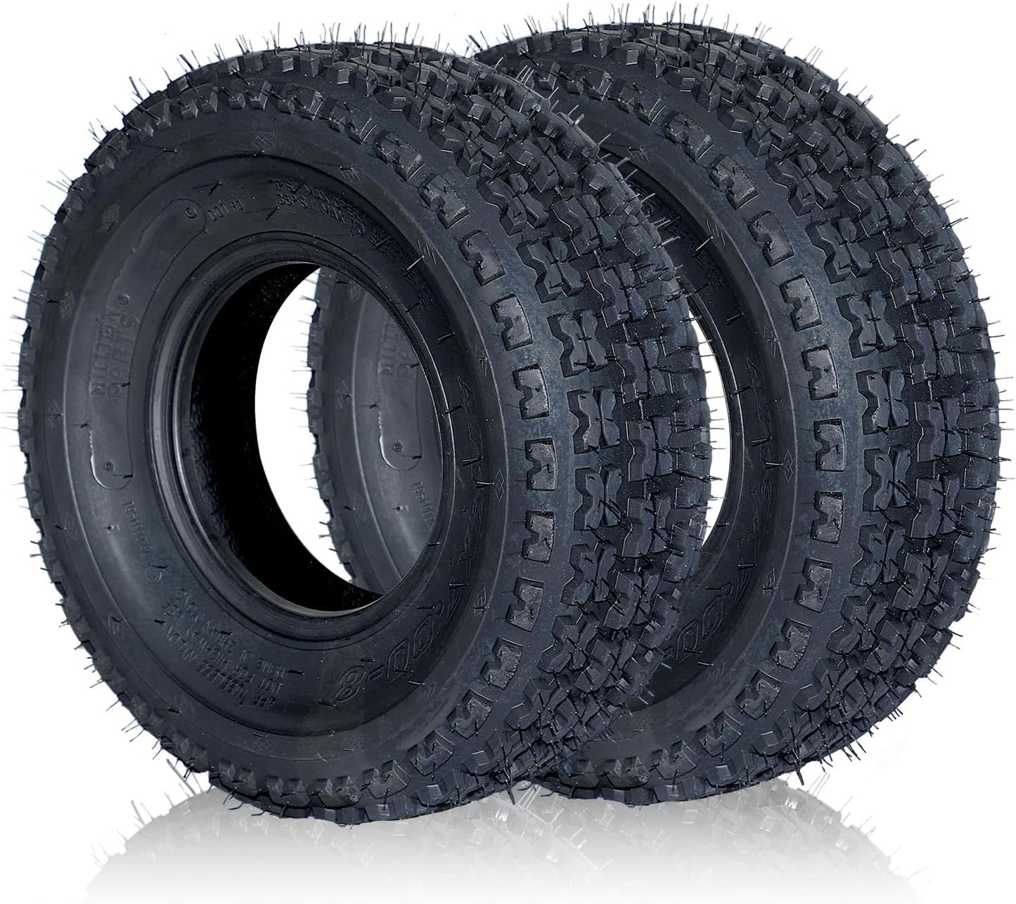 Set of 2 19x7-8 All Terrain ATV UTV Tire 19x7x8 Tubeless Sport Tires 4 PR