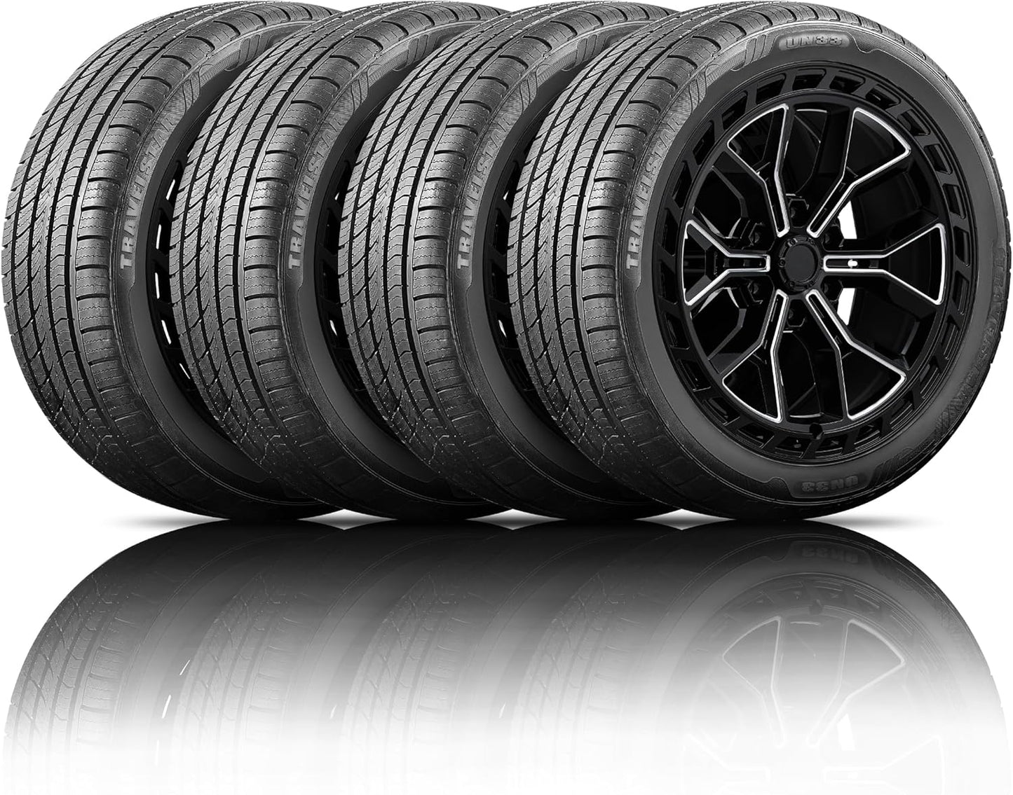 Set of 4 Travelstar UN33 245/45R20 103W High Performance All Season Passenger Tires 245/45/20 HP Radial Mud Snow Car Tires -Includes Road Hazard Warranty (Tire Only)