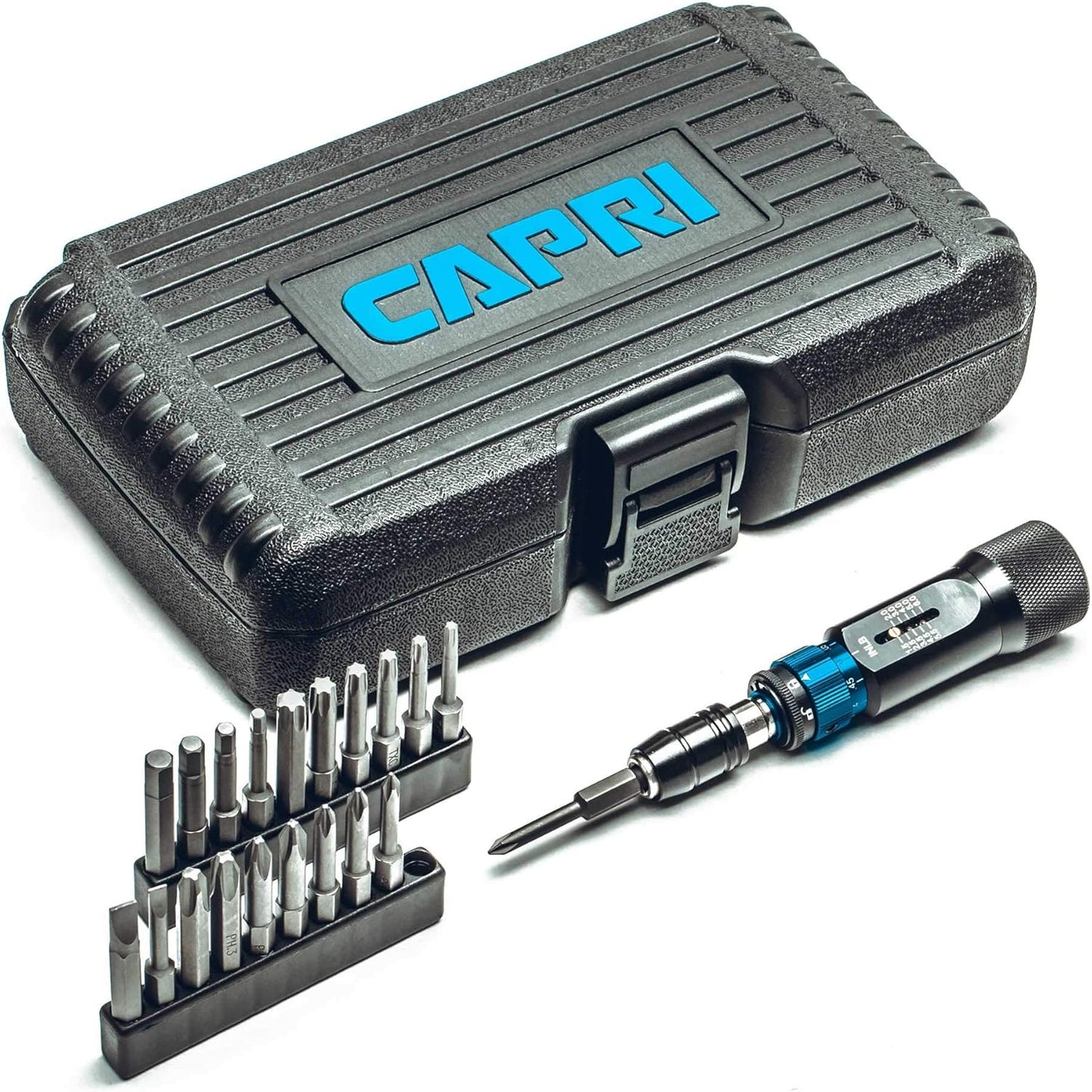 Capri Tools Digital Torque Screwdriver, Dual Direction, 1.77-35.39 in. lbs./20-400 cNm/2.04-40.82 kg-cm, 26000