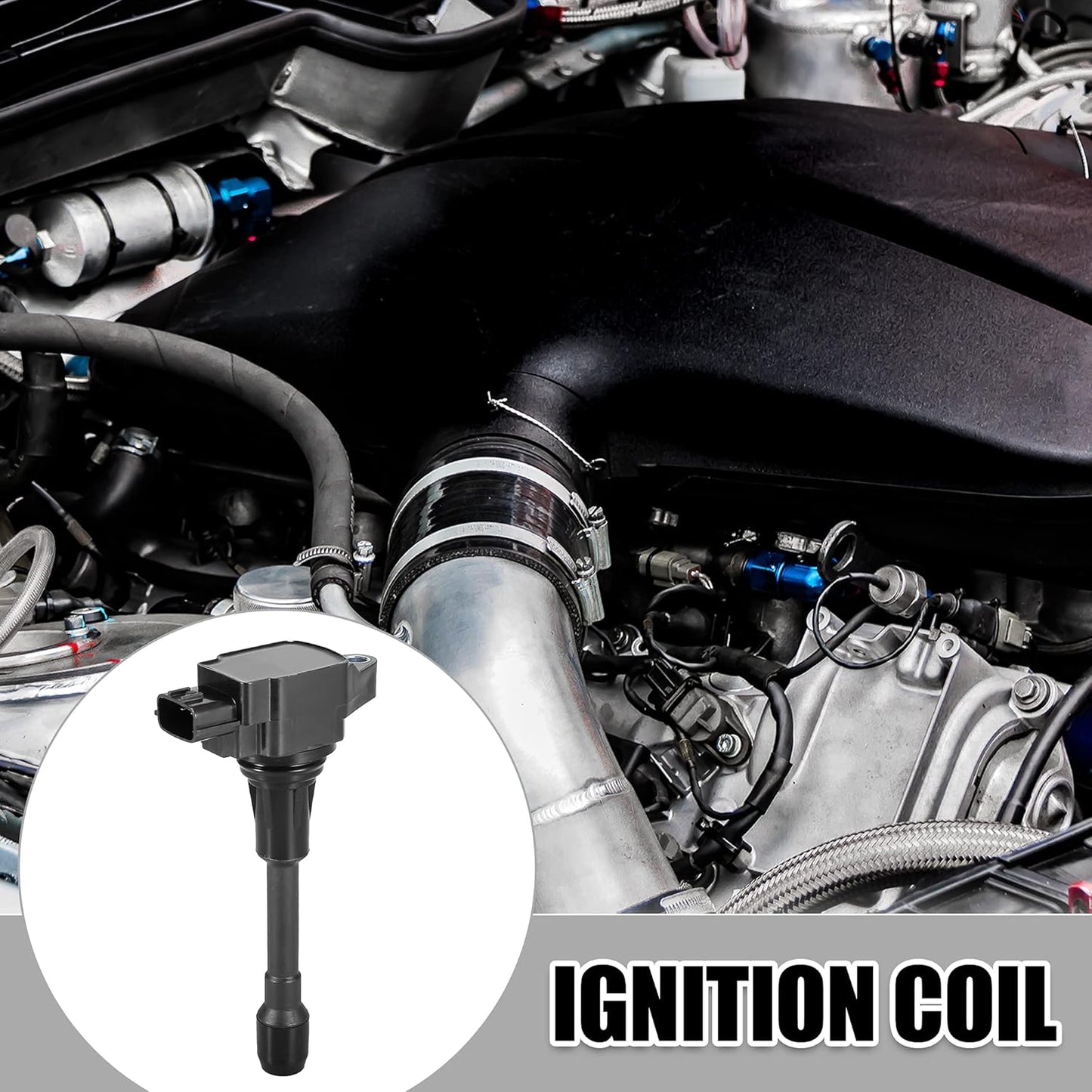 X AUTOHAUX 4pcs Car Ignition Coil Engine Ignition Coil Replacement 22448JA00A 22448-1KT0A for Nissan Altima Rogue for Infiniti QX70 Q70L