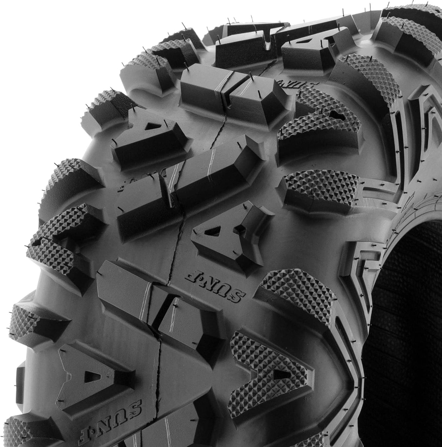 Set of 2 SunF A033 Power.I AT 25x11-12 ATV UTV Off-Road Tires All-Terrain, 6 Ply Tubeless