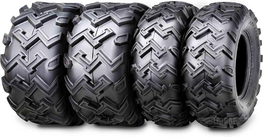 WANDA Set of 4 ATV UTV Tires 22x8-10 Front & 22x11-10 Rear 4PR